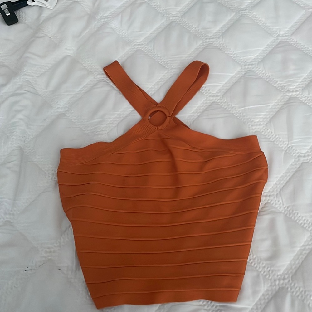 Cute orange top
